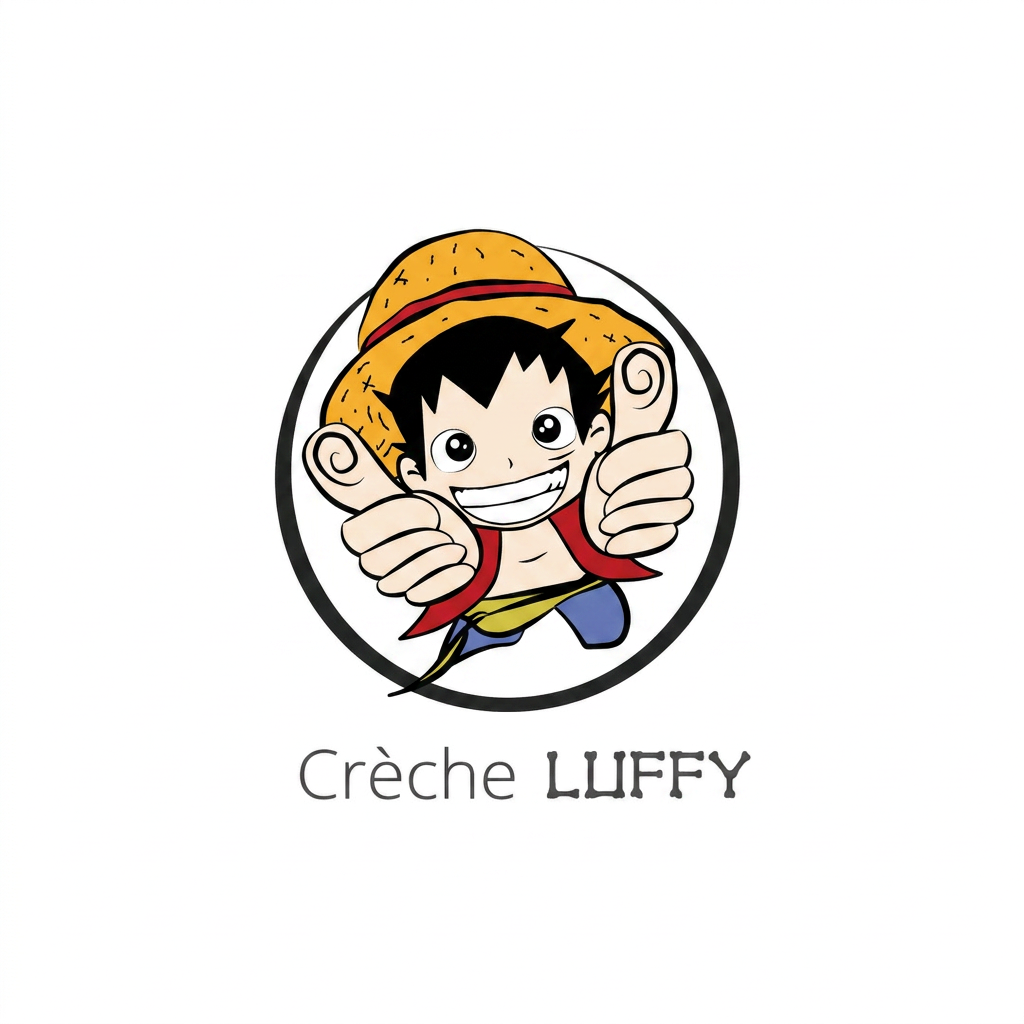 Logo de la Crèche Luffy, partenaire du programme audio pédagogique sans écran Wulin